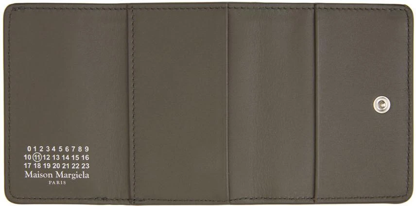商品MAISON MARGIELA|Gray Leather Card Holder,价格¥2194,第3张图片详细描述