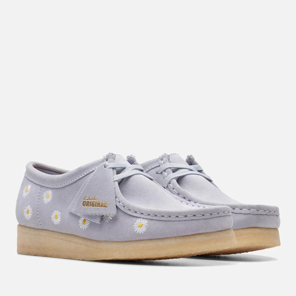 商品Clarks|CLARKS ORIGINALS WOMEN'S EMBROIDERED SUEDE WALLABEE SHOES,价格¥782,第4张图片详细描述