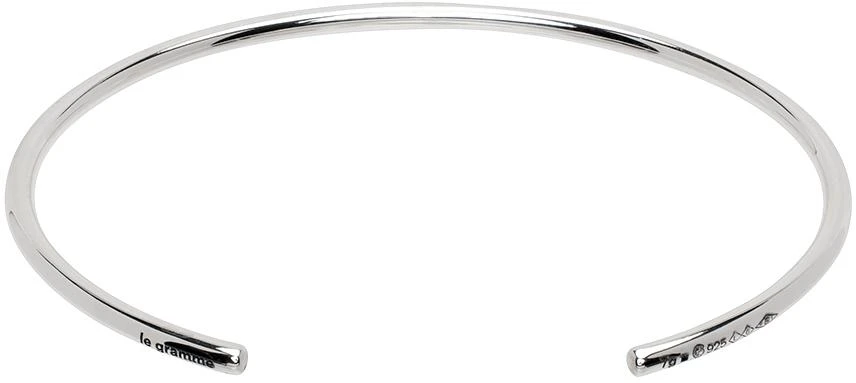 商品Le Gramme|Silver 'Le 7g' Bangle Bracelet,价格¥1751,第2张图片详细描述
