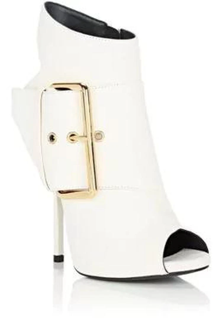 商品Giuseppe Zanotti|Buckle-Detail Suede Ankle Boots,价格¥3787,第2张图片详细描述