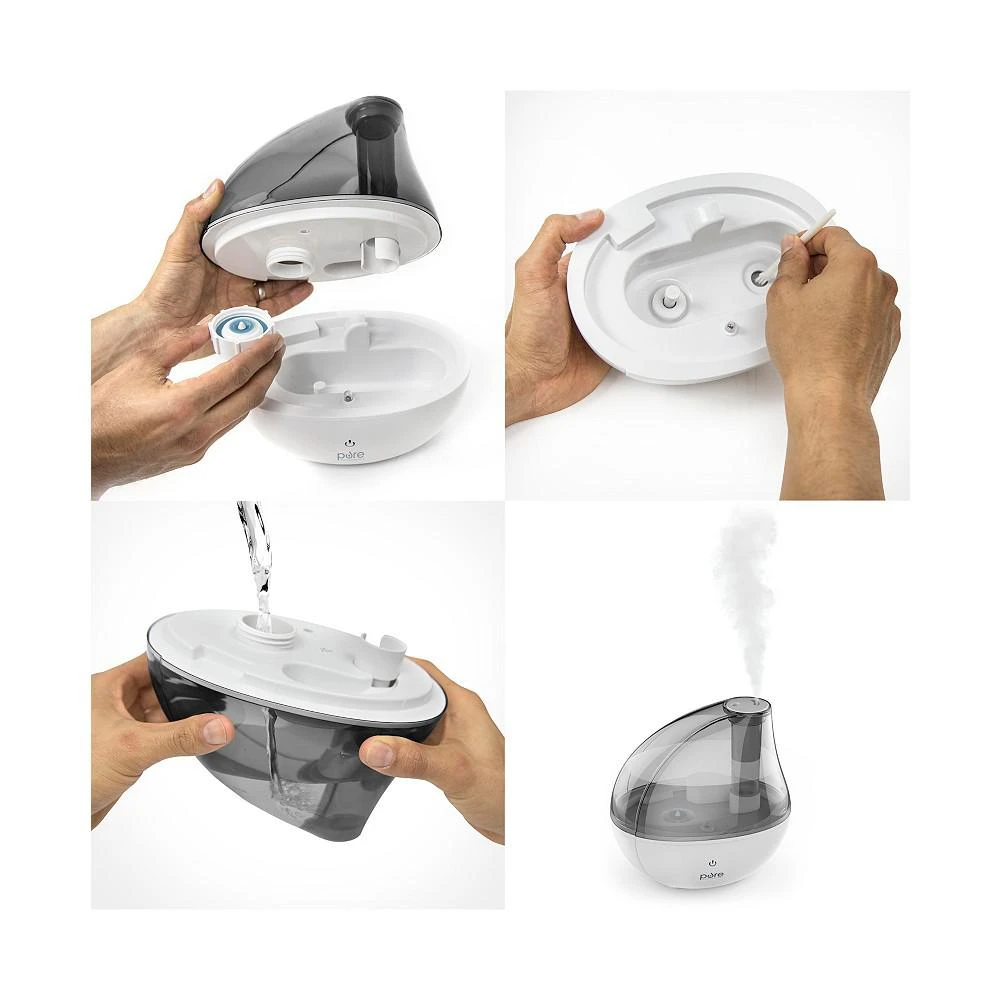 商品Pure Enrichment|MistAire Silver Ultrasonic Cool Mist Humidifier,价格¥380,第2张图片详细描述