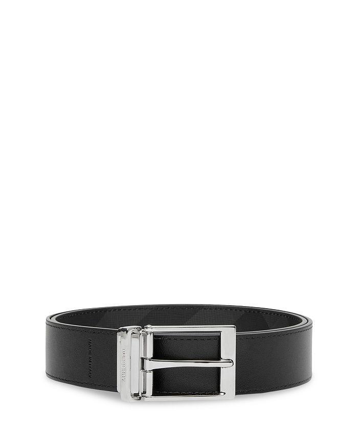 商品Burberry|Reversible Charcoal Check & Leather Belt,价格¥3533,第4张图片详细描述