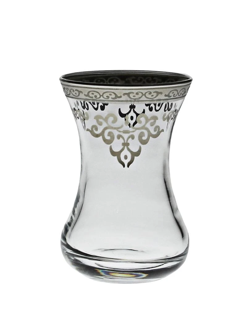 商品Classic Touch Decor|Set of 6 Tea Cups with Silver Design,价格¥630,第1张图片