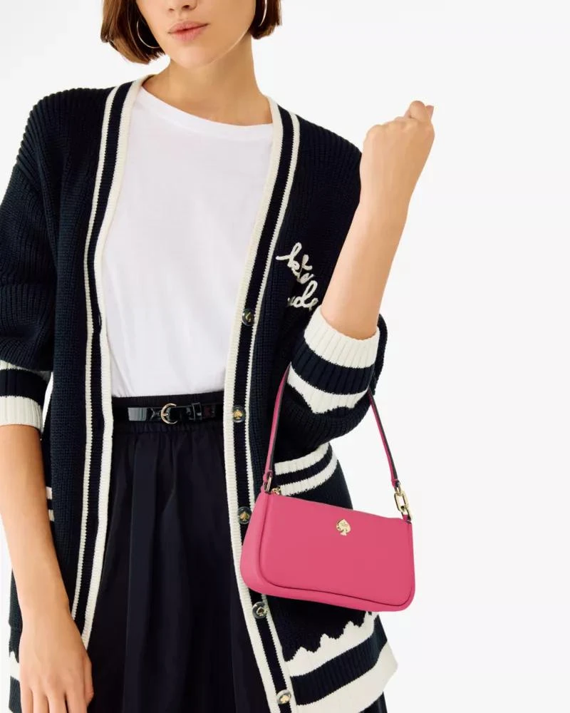Kayla Woven Leather Convertible Wristlet 商品