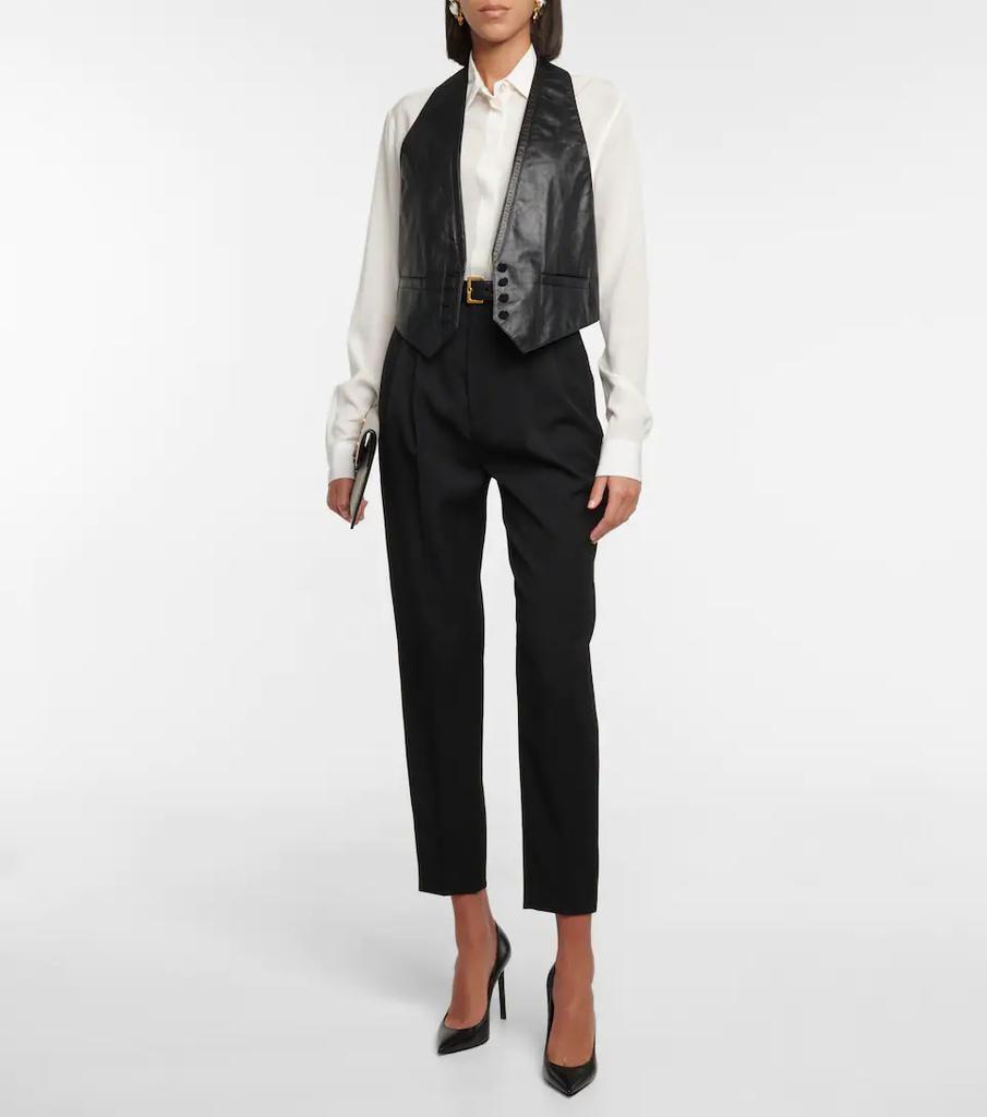 商品Yves Saint Laurent|Anja皮革高跟鞋,价格¥5703,第4张图片详细描述