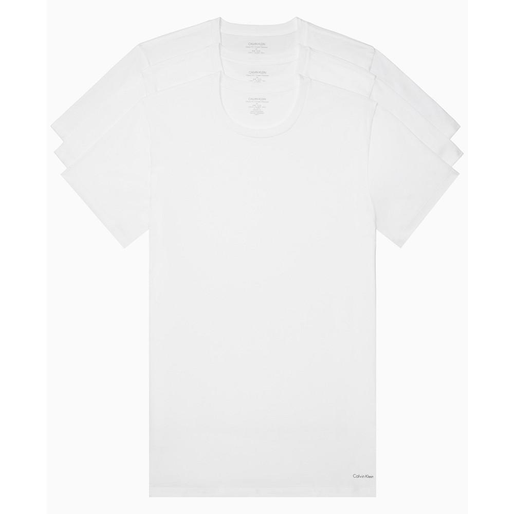 商品Calvin Klein|Men's Big Cotton Classics Crew Neck 3 Pack,价格¥264,第1张图片