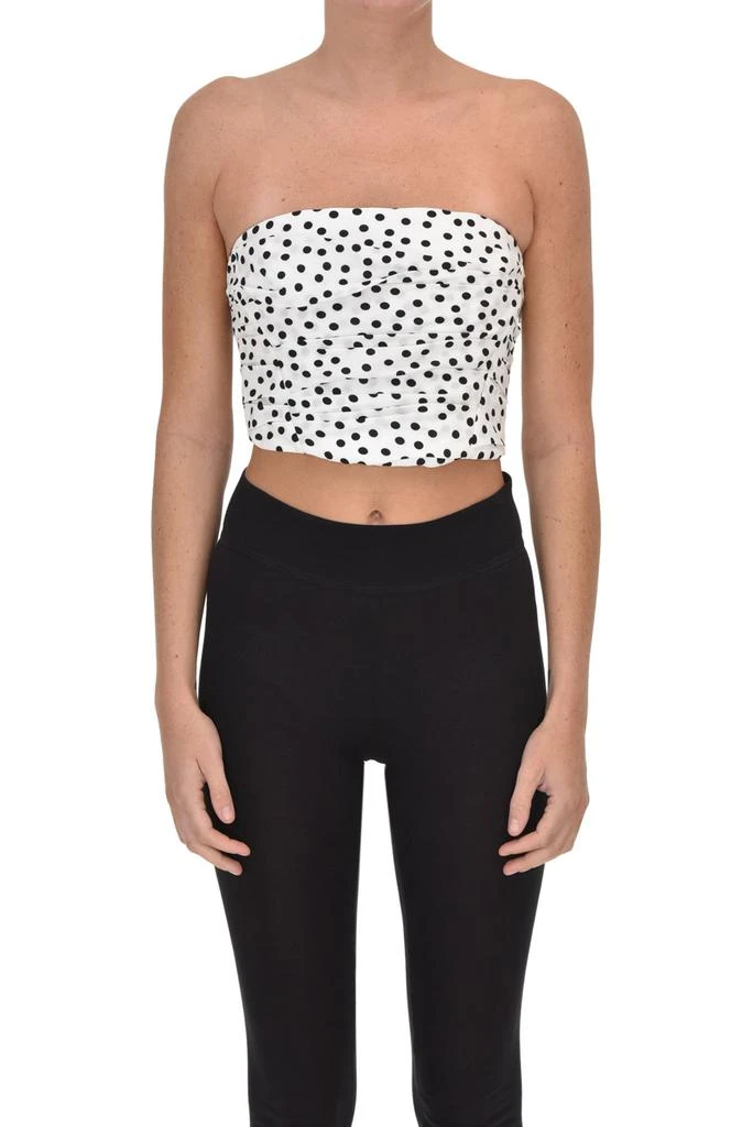 商品PHILOSOPHY di LORENZO SERAFINI|Polka dot cropped top,价格¥887,第1张图片