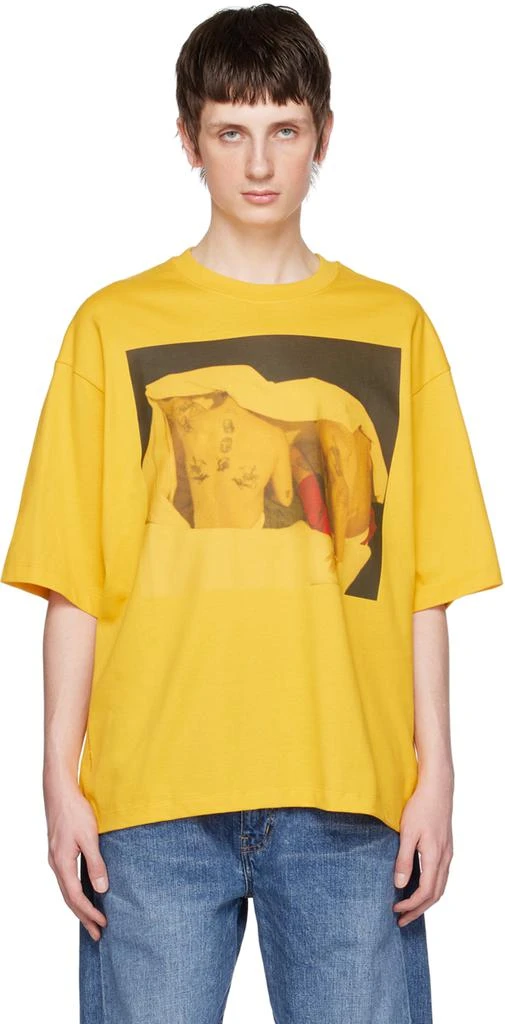 商品Calvin Klein|Yellow Huddle T-Shirt,价格¥289,第1张图片