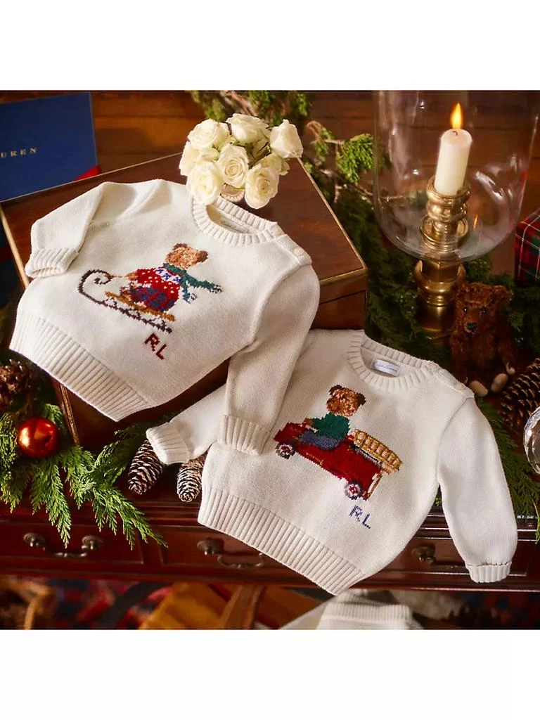 商品Ralph Lauren|Baby Boy's 2-Piece Polo Bear Sweater & Joggers Set,价格¥549,第5张图片详细描述