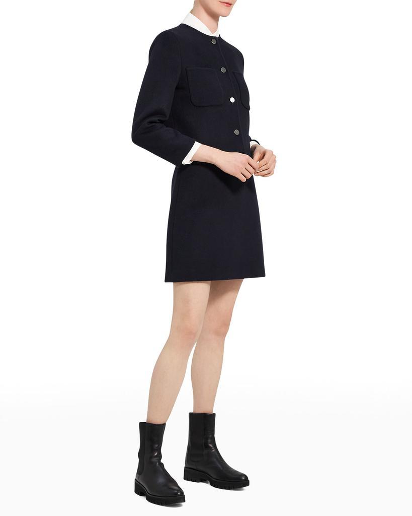 商品Theory|Doubleface Wool-Cashmere Crop Jacket,价格¥2557,第5张图片详细描述