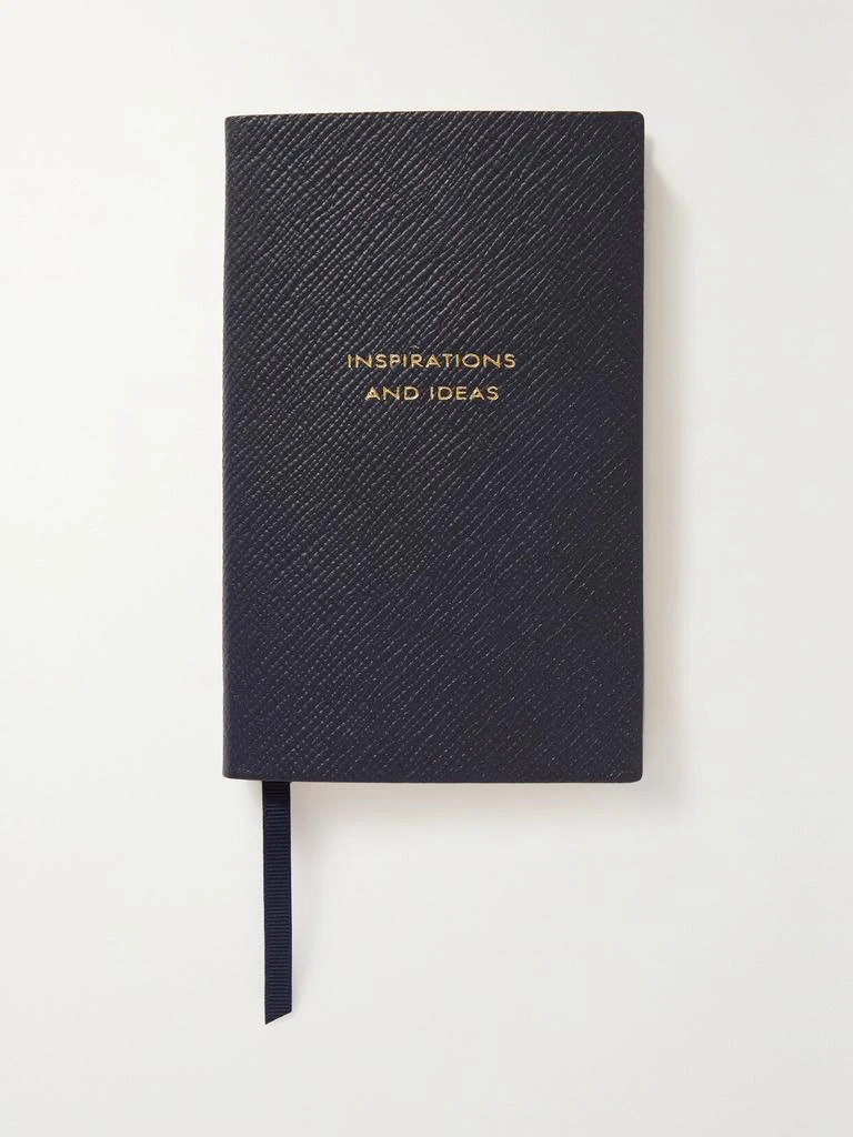 商品SMYTHSON|Panama “inspirations And Ideas” 纹理皮革笔记本,价格¥583,第1张图片
