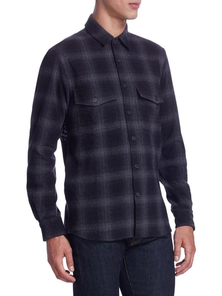 商品Marcelo Burlon|Plaid Button-Down Shirt,价格¥1069,第3张图片详细描述