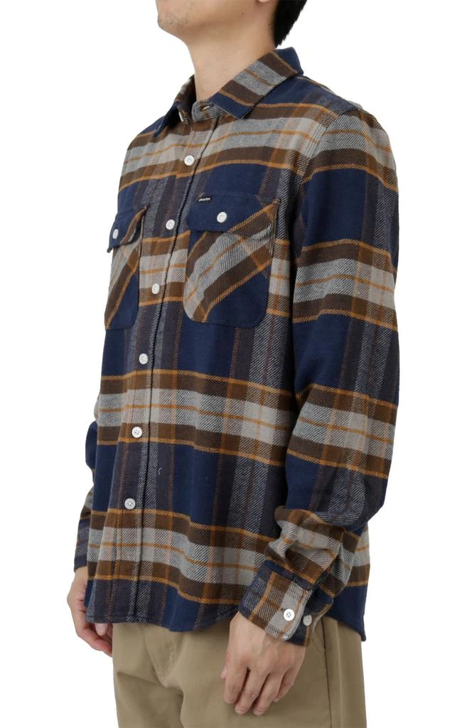 商品Brixton|Bowery L/S Flannel - Joe Blue ,价格¥347,第2张图片详细描述