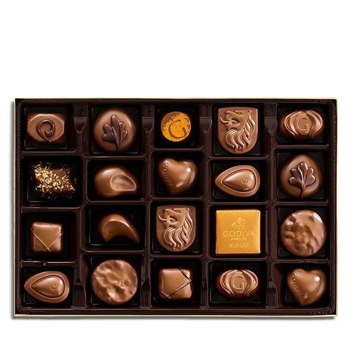 商品Godiva|Gold Collection Milk Chocolate Assortment Box,价格¥321,第3张图片详细描述