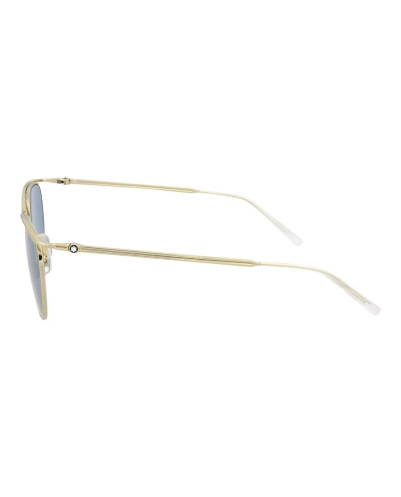 商品MontBlanc|Round-Frame Metal Sunglasses,价格¥1467,第3张图片详细描述