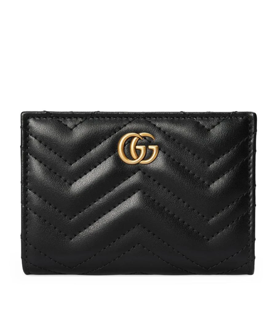 商品Gucci|Leather GG Marmont Wallet,价格¥5069,第1张图片