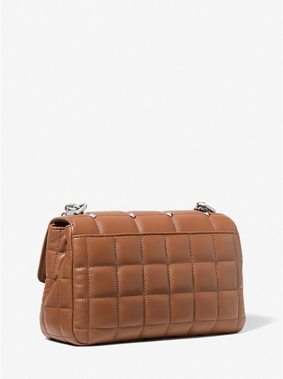 商品Michael Kors|SoHo Large Studded Quilted Leather Shoulder Bag,价格¥1318-¥1757,第5张图片详细描述