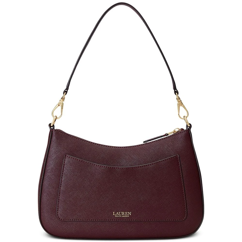 商品Ralph Lauren|Women's Crosshatch Leather Medium Danni Shoulder Bag,价格¥1017,第3张图片详细描述