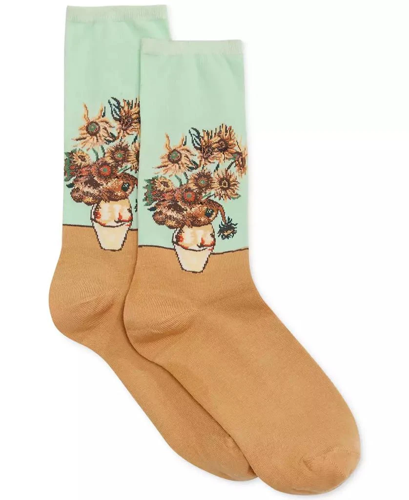 商品Hot Sox|Hot Sox Women's Sunflower Socks 向日葵,价格¥69,第1张图片