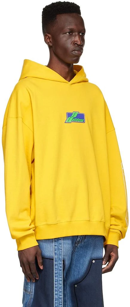 商品We11done|Yellow Cotton Hoodie,价格¥1372,第2张图片详细描述