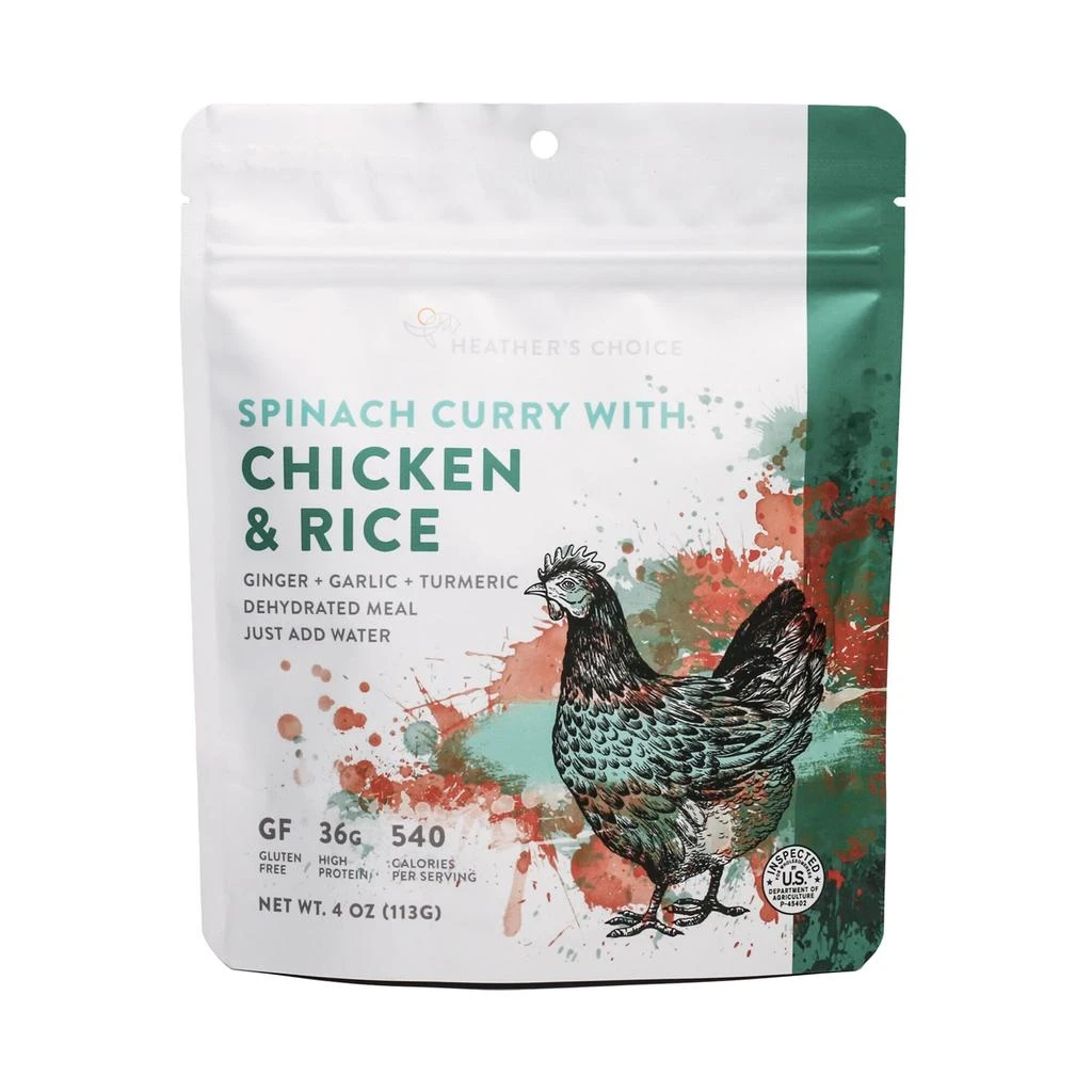 商品Heathers Choice|Indian Chicken Saag with Rice Meal,价格¥121,第1张图片