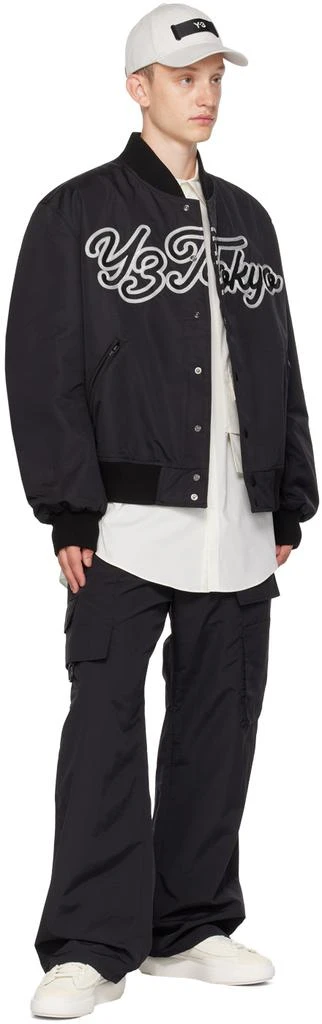 商品Y-3|Black Team Bomber Jacket,价格¥2630,第4张图片详细描述