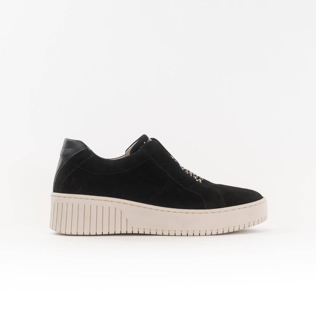 Baskets slip-on pour femme, noires image 2