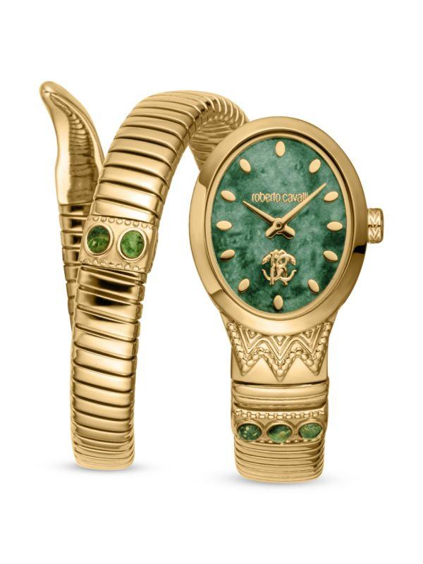 roberto cavalli レディース腕時計 Roberto Cavalli 22.5MM Stainless Steel Bracelet Watch