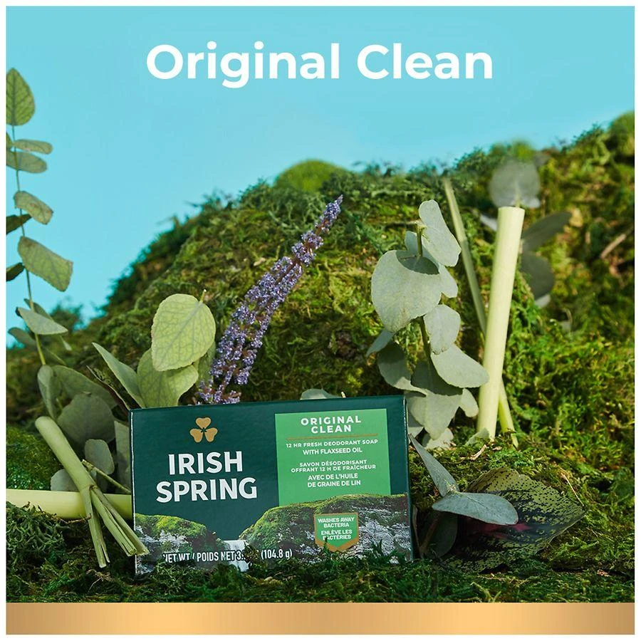 商品Irish Spring|Deodorant Bar Soap for Men Original Clean,价格¥56,第3张图片详细描述