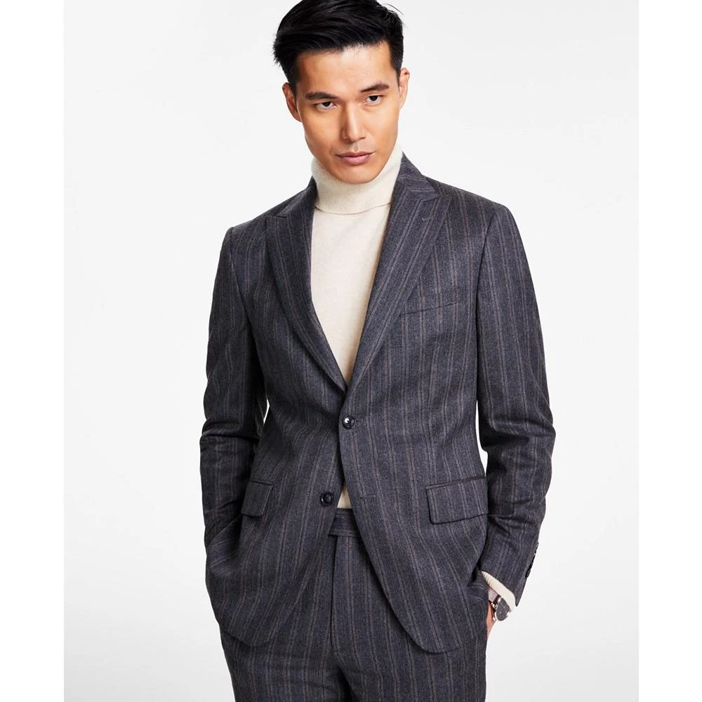 商品Tallia|Men's Slim-Fit Stretch Pinstripe Suit Jacket,价格¥1265,第1张图片