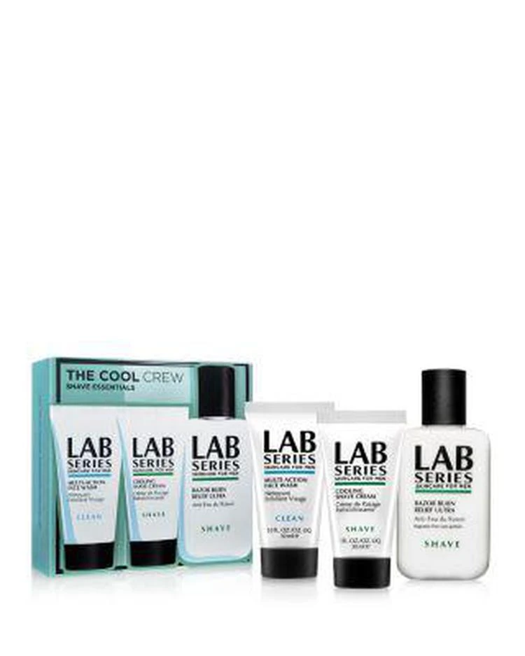 商品Lab Series Skincare For Men|The Cool Crew Shave Essentials Gift Set ($50 value),价格¥283,第1张图片