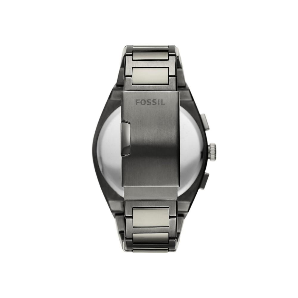 Men's Everett chronograph movement, gray stainless steel bracelet watch 42mm商品第4张图片规格展示