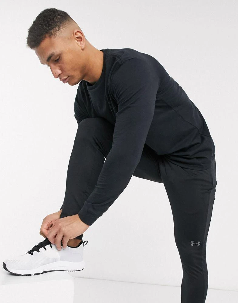商品Under Armour|Under Armour long sleeve top with chest logo in black,价格¥182,第4张图片详细描述