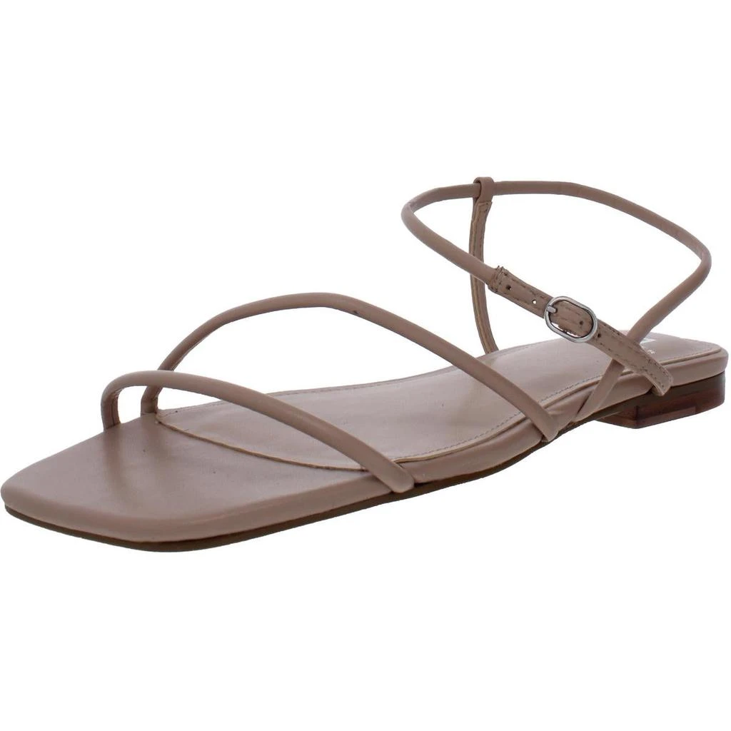 商品Marc Fisher|Marc Fisher LTD Womens Marg Leather Slingback Flat Sandals,价格¥146,第2张图片详细描述