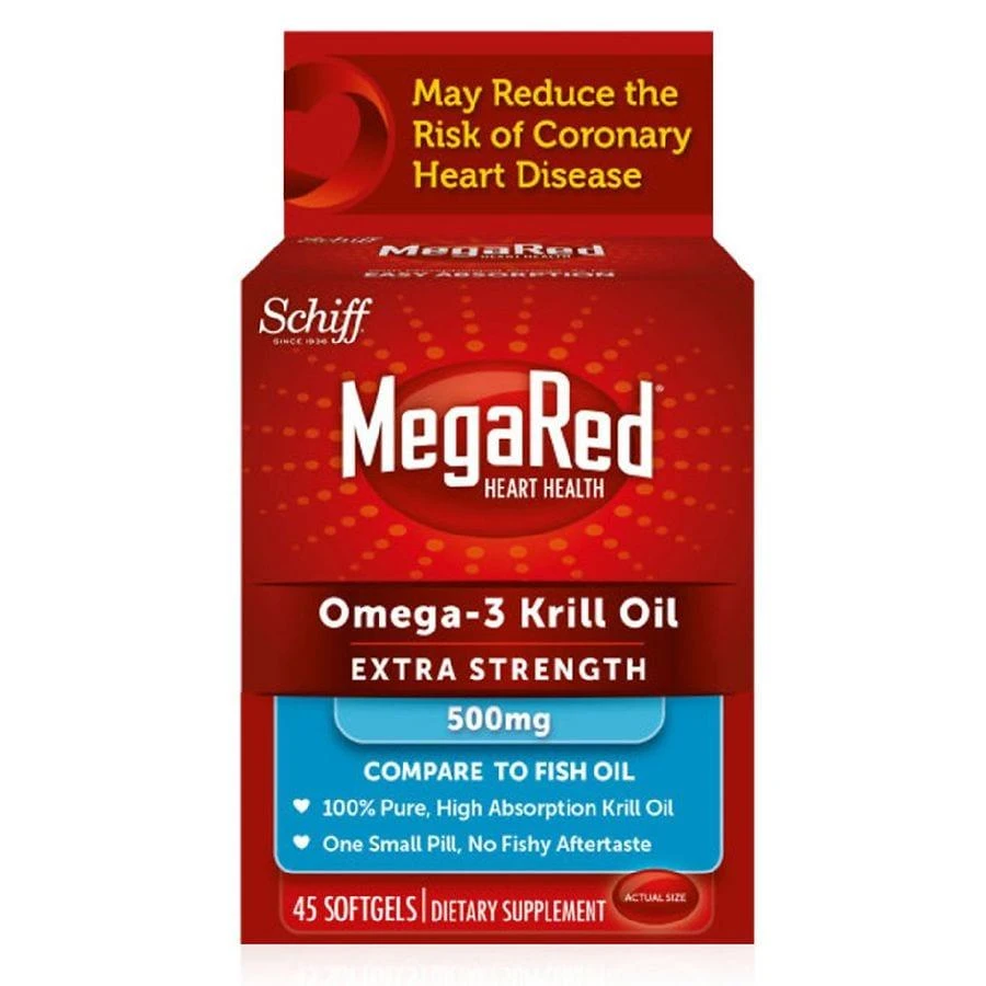 商品MegaRed|Omega-3 Krill Oil Extra Strength 500mg,价格¥188,第1张图片