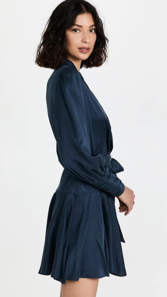 商品Zimmermann|Zimmermann 真丝围裹式迷你连衣裙,价格¥4185,第4张图片详细描述