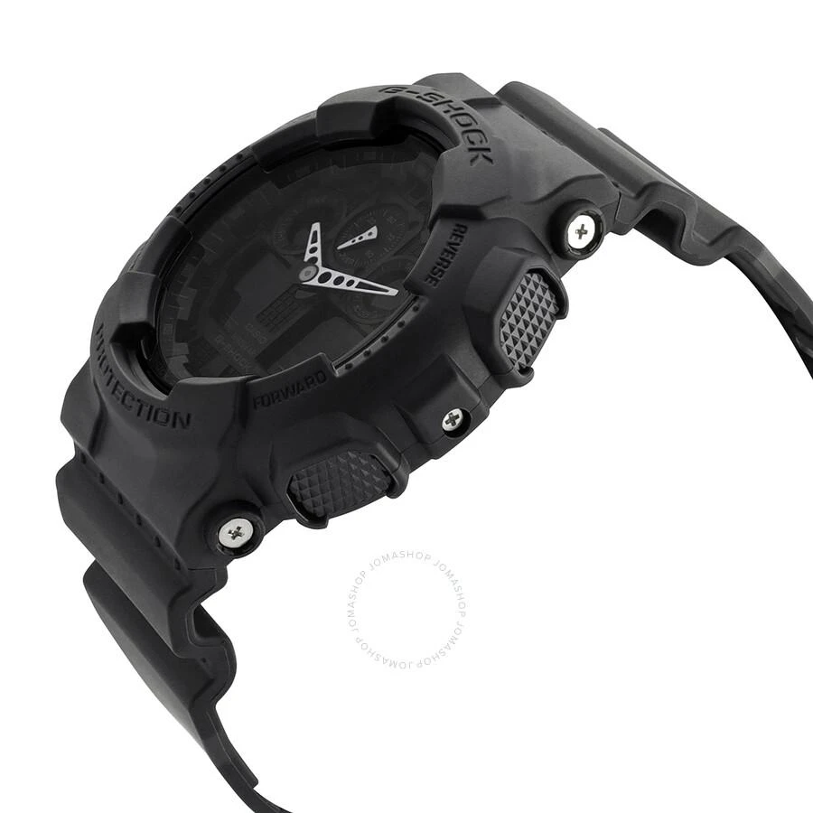 商品Casio|G-Shock Perpetual Alarm World Time Chronograph Quartz Analog-Digital Black Dial Men's Watch GA-100-1A1,价格¥516,第2张图片详细描述
