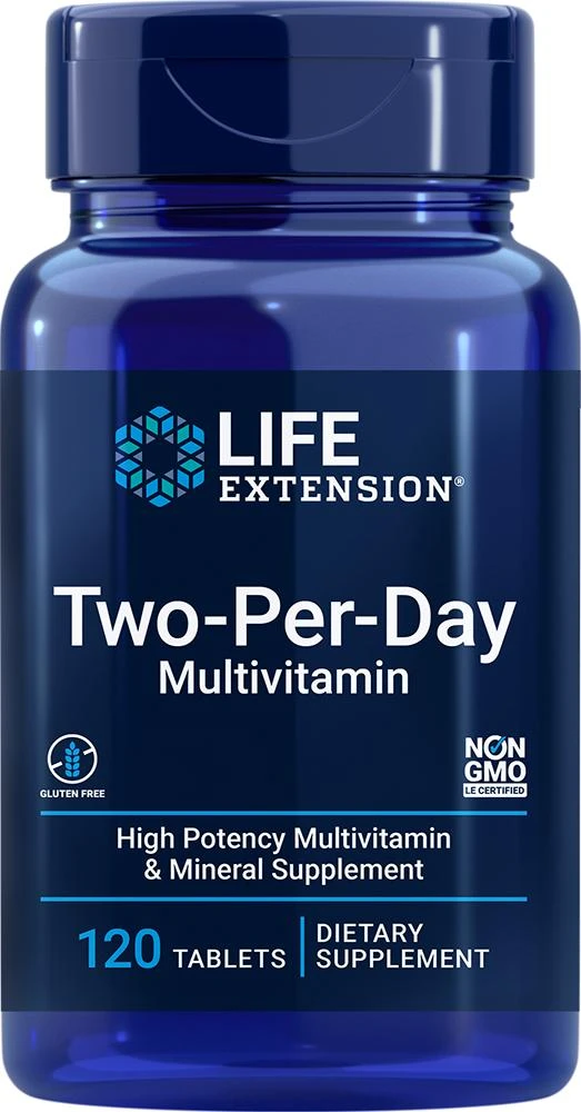 商品Life Extension|Life Extension Two-Per-Day Multivitamin, 120 Multivitamin tablets (120 tablets),价格¥113,第1张图片