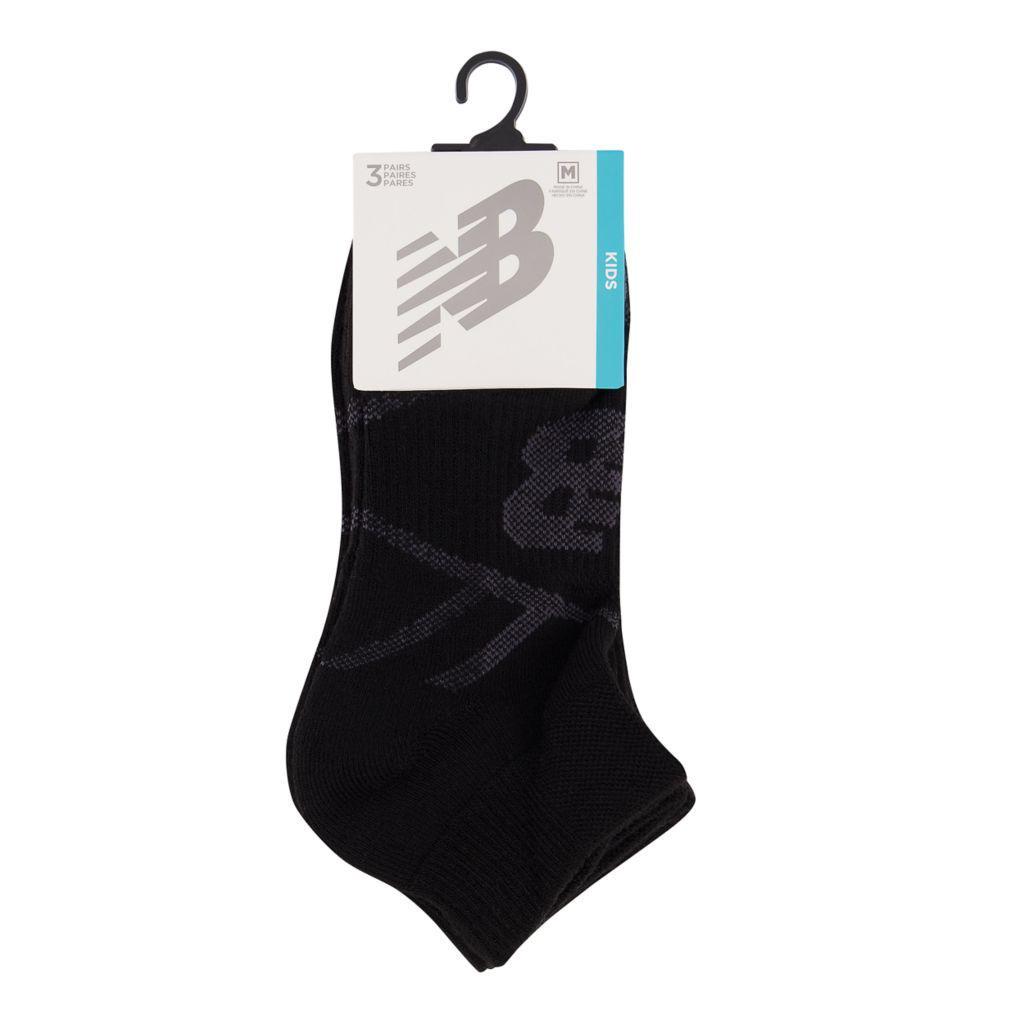 商品New Balance|Kids Performance Ankle Socks 3 Pack,价格¥73,第5张图片详细描述