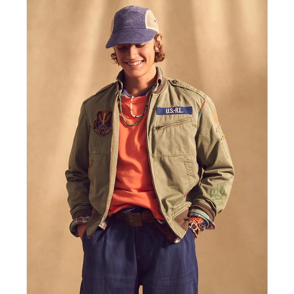 商品Ralph Lauren|Men's Peace Love Polo Jacket,价格¥1013,第5张图片详细描述