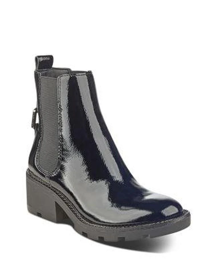 商品Kendall + Kylie|漆皮切尔西短靴,价格¥671,第1张图片
