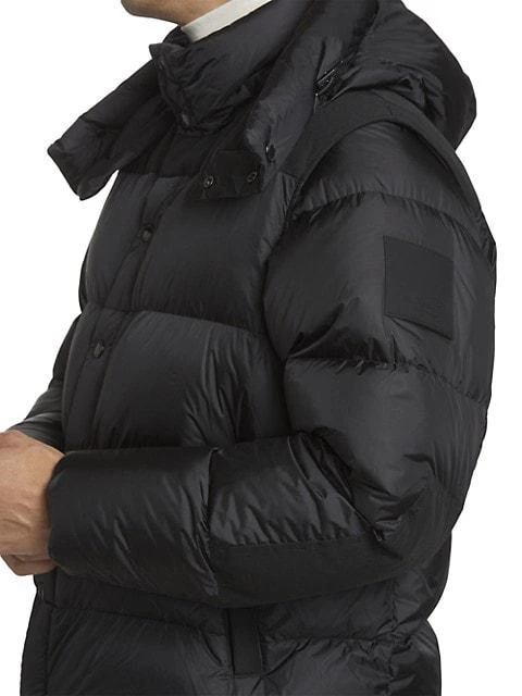 Detachable Sleeve Hooded Puffer Jacket 商品