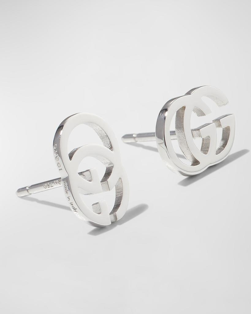 18K Gold Running G Stud Earrings商品第3张图片规格展示
