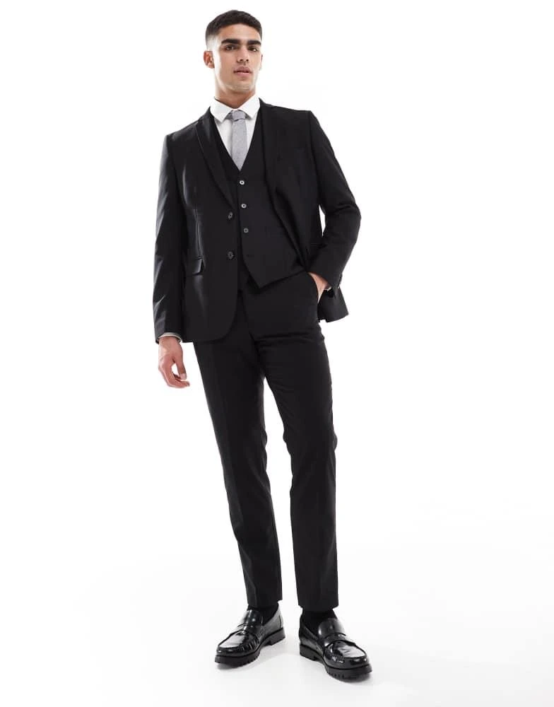商品French Connection Mens|French Connection formal suit jacket co-ord in black,价格¥662,第5张图片详细描述