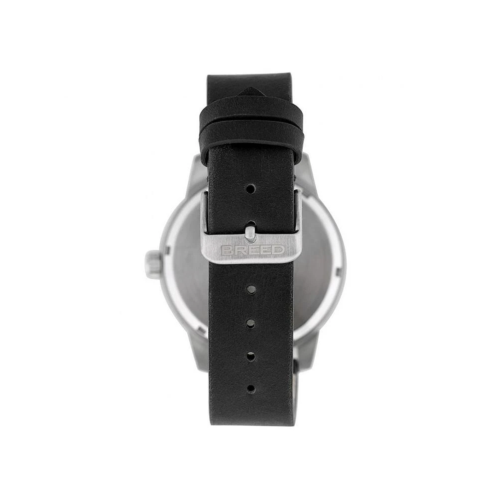 商品Breed|Men Renegade Leather Watch - Black, 43mm,价格¥761,第2张图片详细描述