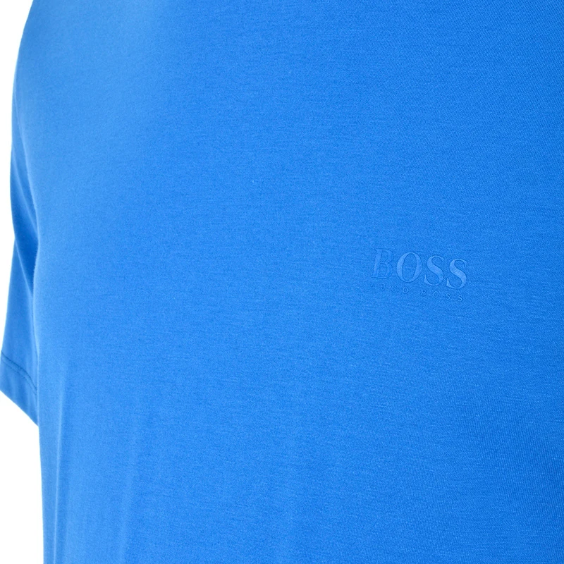 Hugo Boss 雨果博斯 男士蓝色棉质圆领休闲舒适短袖T恤TIBURT33-3816-420 商品