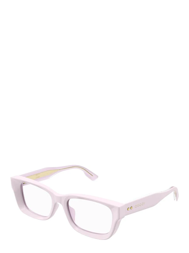 商品Gucci|Gucci Eyewear Rectangle Frame Glasses,价格¥2291,第2张图片详细描述