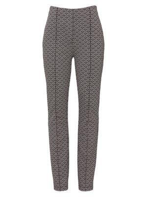 商品[二手商品] Diane von Furstenberg|Printed Pintuck Slim Leg Pants,价格¥660,第5张图片详细描述