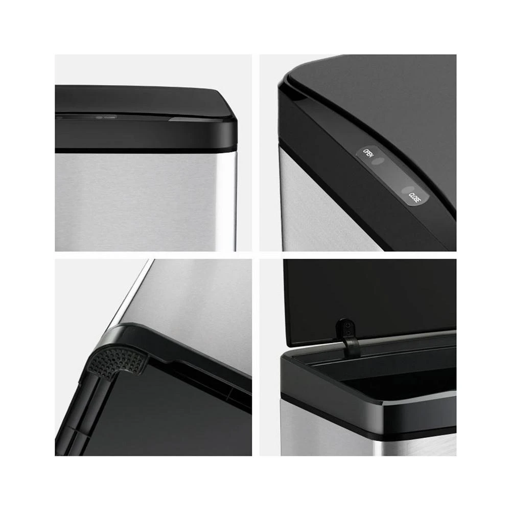 商品Mega Casa|10.6 Gal./40 Liter Rectangular Motion Sensor Trash Can for Kitchen,价格¥638,第2张图片详细描述