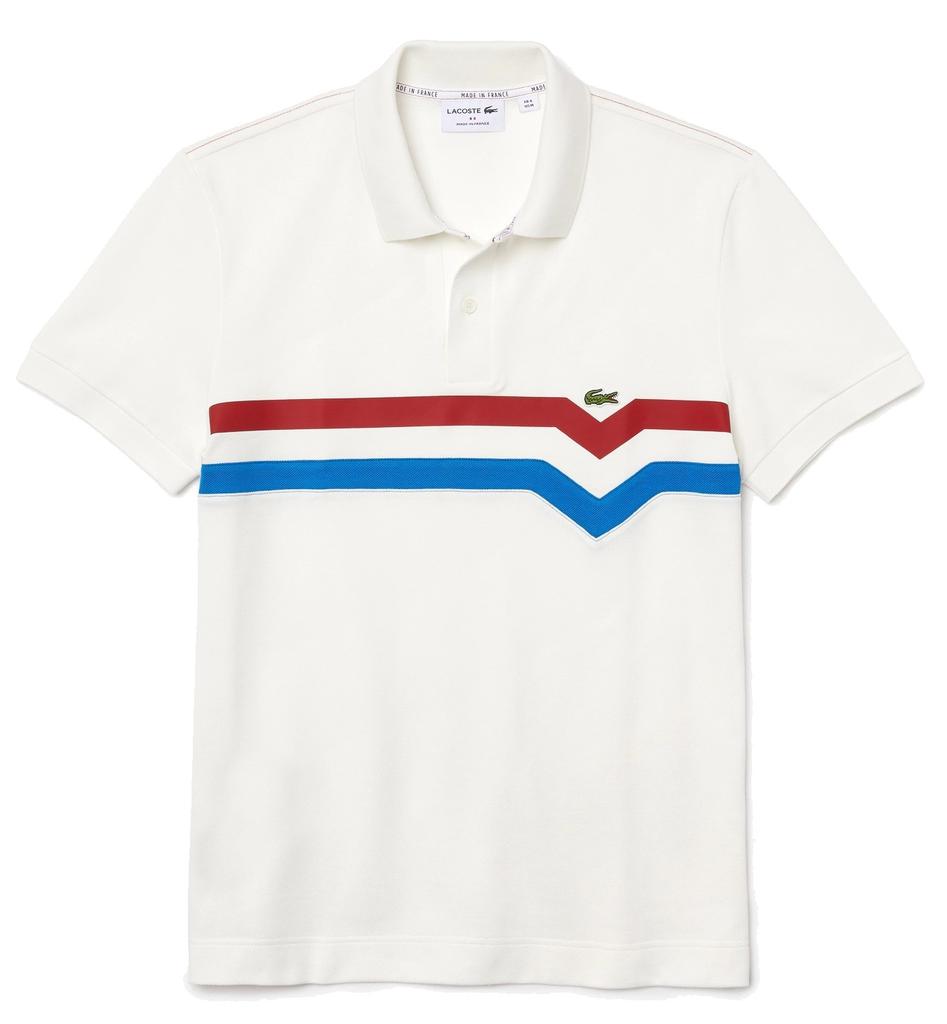 Lacoste Made in France Regular Fit Organic Cotton Polo White商品第1张图片规格展示